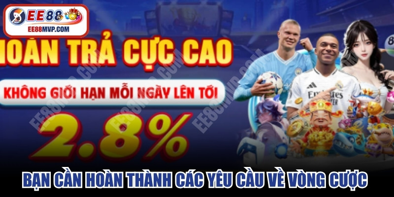 Bạn cần hoàn thành các yêu cầu về vòng cược để nhận ưu đãi