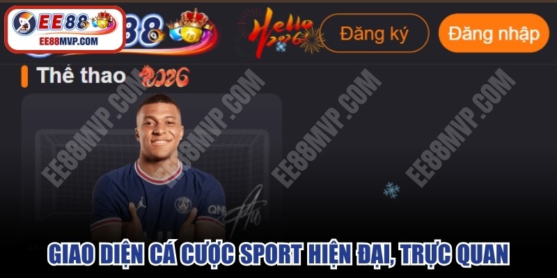 Giao diện cá cược sport hiện đại, trực quan, phù hợp mọi thiết bị