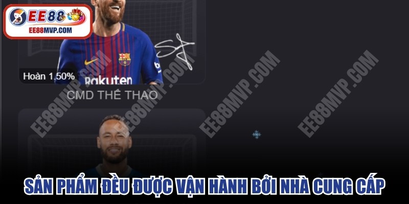 Tất cả sản phẩm đều được vận hành bởi nhà cung cấp hàng đầu